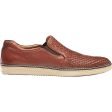 Men s Johnston & Murphy McGuffey Woven Slip-On Tan Full Grain Leather Online Hot Sale