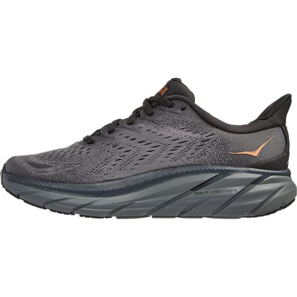 Women s Hoka One One Clifton 8 Anthracite Copper Mesh Discount