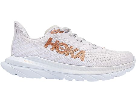 Women s Hoka Mach 5 White Copper Mesh Discount