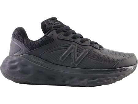 Women s New Balance WW840FB1 Fresh Foam X Black Blacktop Leather Supply