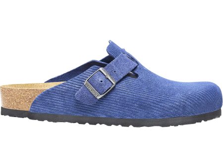 Unisex Birkenstock Boston Indigo Corduroy Embossed Suede Cheap