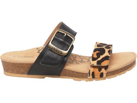 Women s Aetrex Daisy Leopard Leather Online now