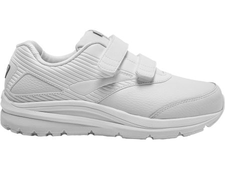 Women s Brooks Addiction Walker V-Strap White Leather Online Hot Sale