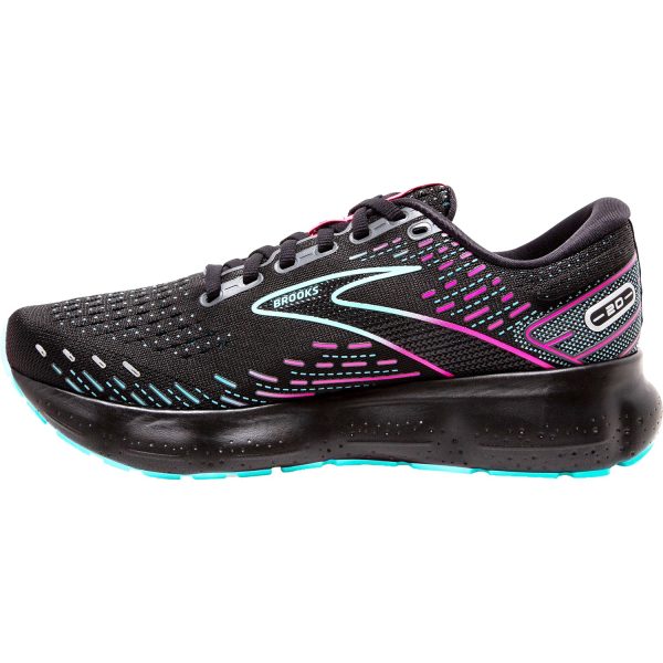 Women s Brooks Glycerin 20 Black Blue Light Pink Mesh Fashion