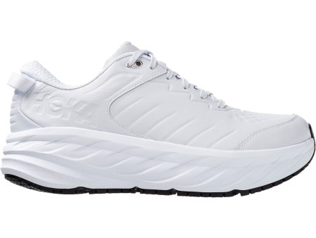 Men s Hoka One One Bondi SR White Leather Online now