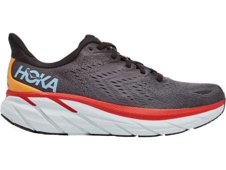 Men s Hoka Clifton 8 Anthracite Castlerock Mesh Online