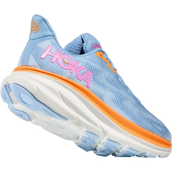 Women s Hoka Clifton 9 Airy Blue Ice Water Mesh Online Sale