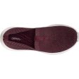 Women s Aetrex Angie Burgundy Knit Fabric Online Hot Sale