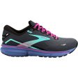 Women s Brooks Ghost 15 Black Blue Aruba Mesh Fashion