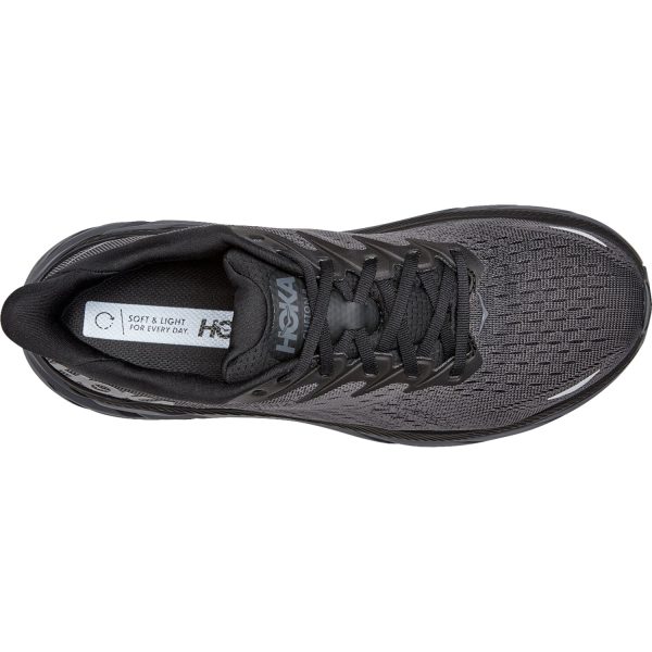 Women s Hoka One One Clifton 8 Black Black Mesh For Cheap