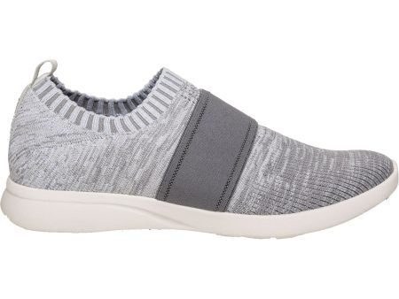 Women s Aetrex Demi Grey Knit Fabric Cheap