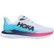 Women s Hoka Mach 5 White Scuba Blue Mesh Online Hot Sale