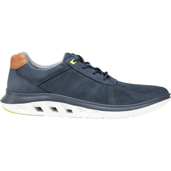 Men s Johnston & Murphy Activate U-Throat Navy Nubuck For Cheap