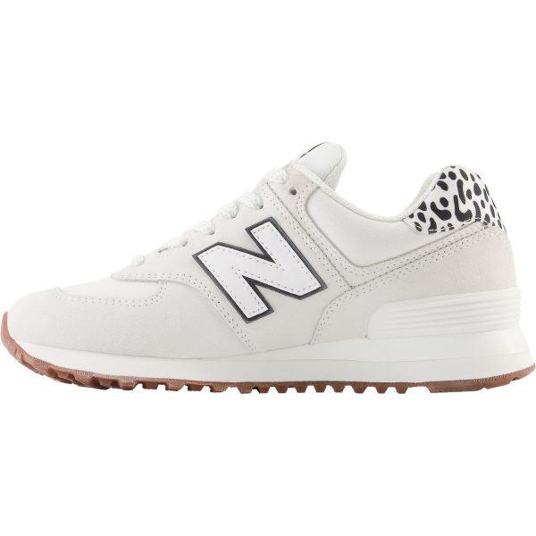 Women s New Balance WL574XW2 Reflection White Black Suede Mesh Hot on Sale