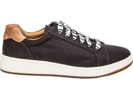 Women s Aetrex Renee Black Canvas Online now