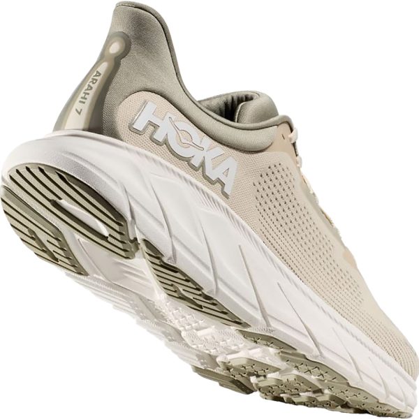 Men s Hoka Arahi 7 Oat Milk Barley Mesh Online