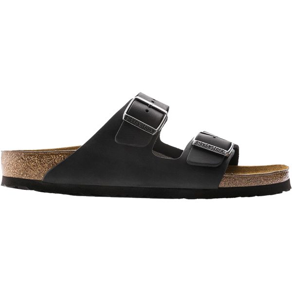 Unisex Birkenstock Arizona Black Oiled Leather Supply