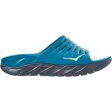 Men s Hoka One One Ora Recovery Slide Blue Coral Butterfly EVA Online Sale