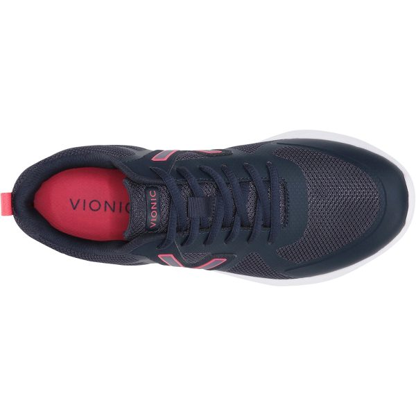 Women s Vionic Miles II Navy Pink Mesh on Sale