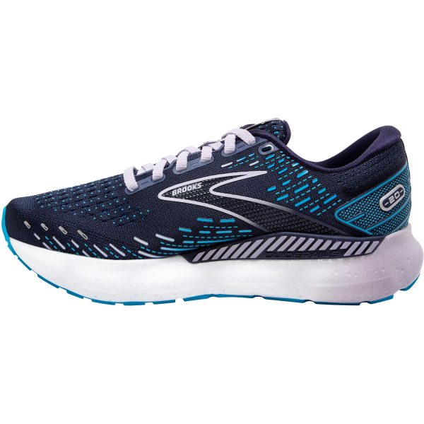 Women s Brooks Glycerin GTS 20 Peacoat Ocean Pastel Lilac Mesh Online Hot Sale