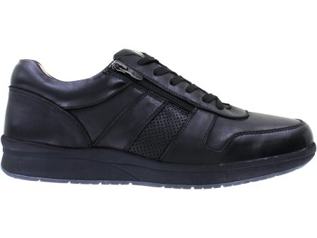 Men s Hoopoe Lois Black Leather Online Hot Sale