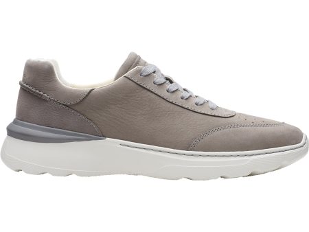 Men s Clarks Sprint Lite Lace Grey Nubuck For Sale