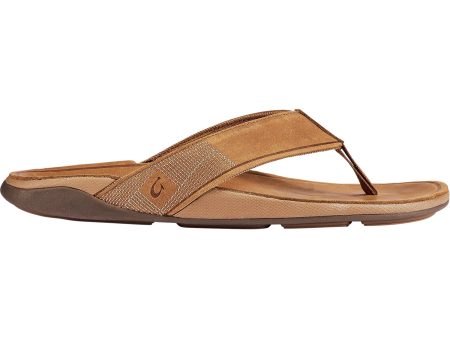 Men s OluKai Tuahine Toffee Leather Cheap