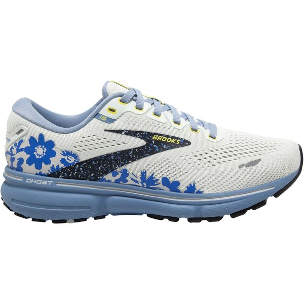 Women s Brooks Ghost 15 Ice Rain Ebony Mesh Fashion