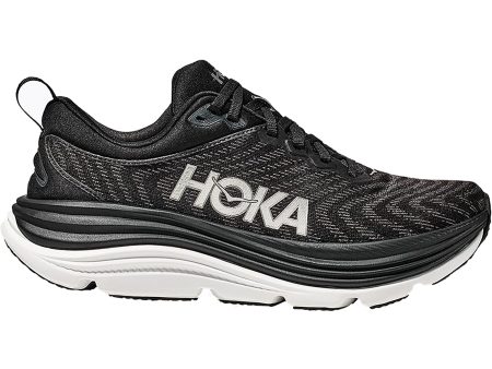 Men s Hoka Gaviota 5 Black White Mesh on Sale