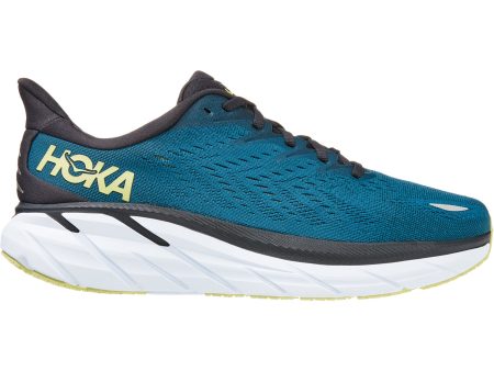 Men s Hoka One One Clifton 8 Blue Coral Butterfly Mesh Supply