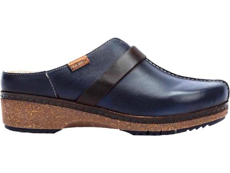 Women s Pikolinos Granada W0W-3590C1 Blue Leather Hot on Sale