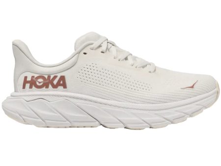 Women s Hoka Arahi 7 Blanc De Blanc Rose Gold Mesh Sale