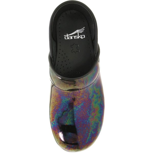 Women s Dansko Professional Clog Petrol Patent Leather Online now