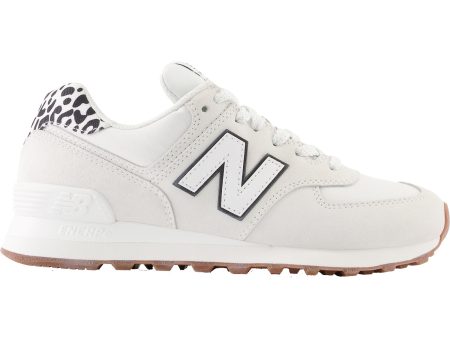 Women s New Balance WL574XW2 Reflection White Black Suede Mesh Hot on Sale