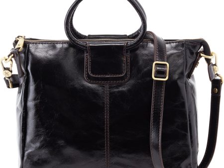 Hobo Sheila Medium Black Vintage Hide Leather Online