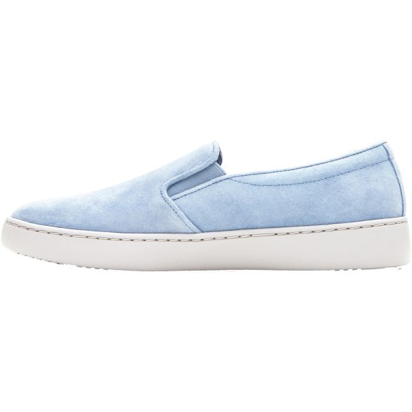 Women s Vionic Avery Pro Non-Slip Light Blue Suede Hot on Sale