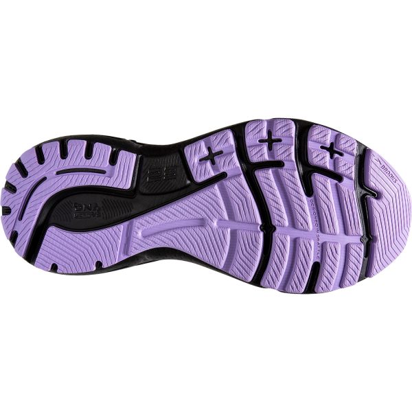 Women s Brooks Adrenaline GTS 23 Grey Black Purple Mesh For Sale