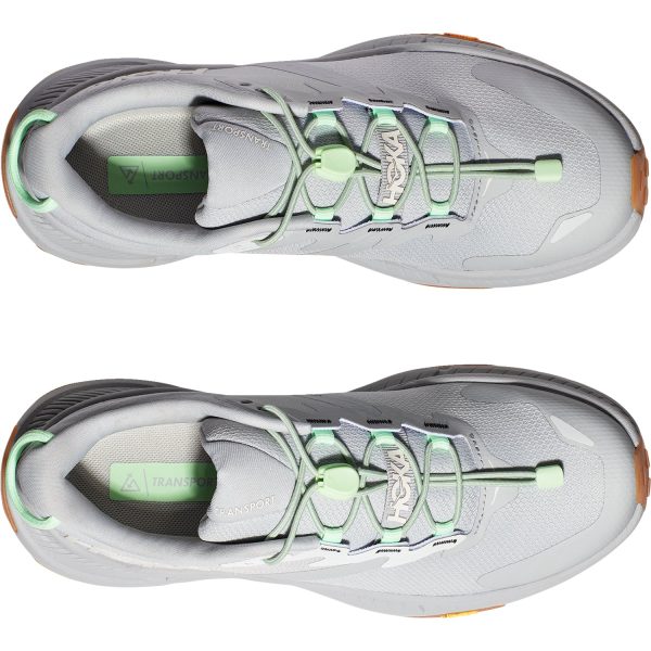 Women s Hoka Transport Harbor Mist Lime Glow Mesh Online Hot Sale