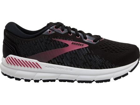 Women s Brooks Addiction GTS 15 Black Ebony Mauvewood Mesh Online Hot Sale