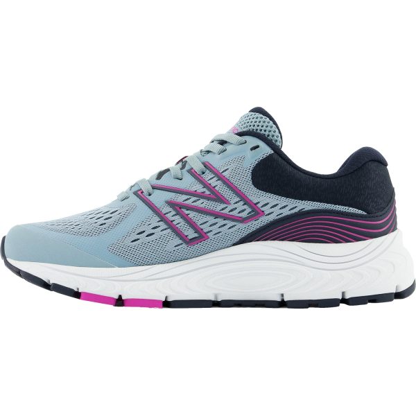 Women s New Balance W840CM5 Cyclone Eclipse Magenta Pop Synthetic Mesh Online Sale