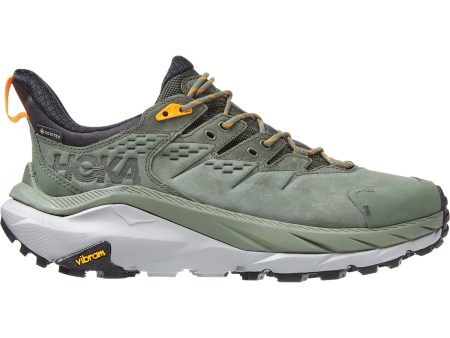 Men s Hoka Kaha 2 Low GTX Thyme Radiant Yellow Nubuck Online Hot Sale