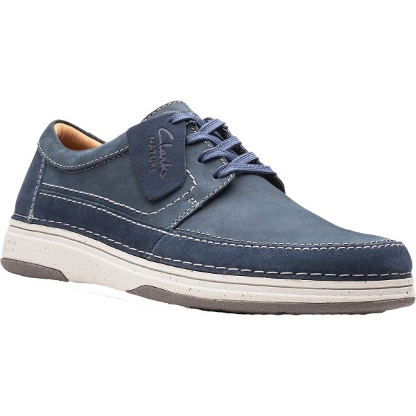 Men s Clarks Nature 5 Lo Navy Combination Nubuck For Cheap