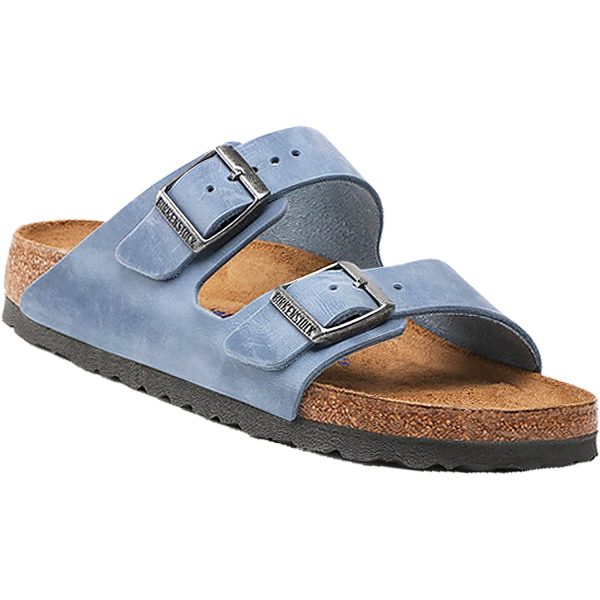 Unisex Birkenstock Arizona Dusty Blue Oiled Leather Cheap