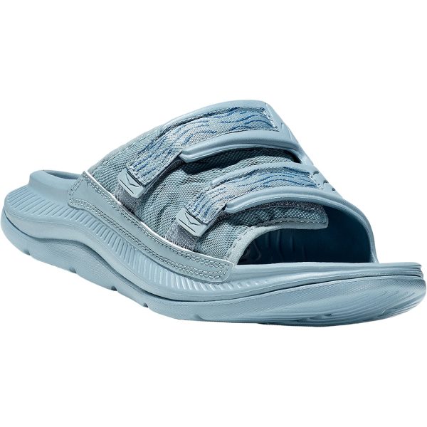 Unisex Hoka Ora Luxe Stone Blue Blue Steel EVA Fashion