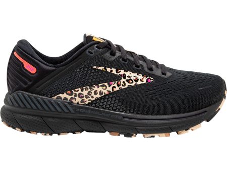 Women s Brooks Adrenaline GTS 22 Black Ebony Citrus Mesh Hot on Sale