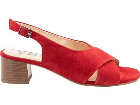 Women s Ara Petunia Red Kid Suede For Cheap