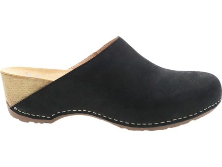 Women s Dansko Talulah Black Milled Nubuck For Discount