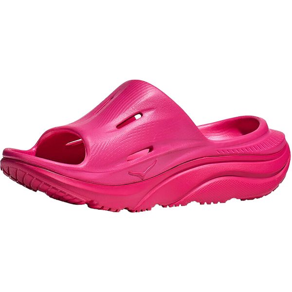 Unisex Hoka Ora Recovery Slide 3 Pink Yarrow EVA Hot on Sale