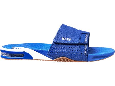 Men s Reef Fanning Slide X MLB Dodgers Blue Synthetic For Sale