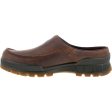 Men s Ecco Track 25 Clog Cocoa Brown Leather Online Hot Sale